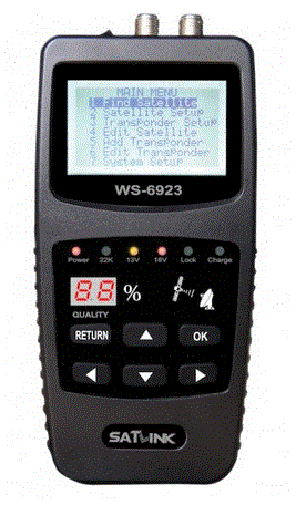 SatLink WS6923 Satellite Finder Digital 2.1 Inch
