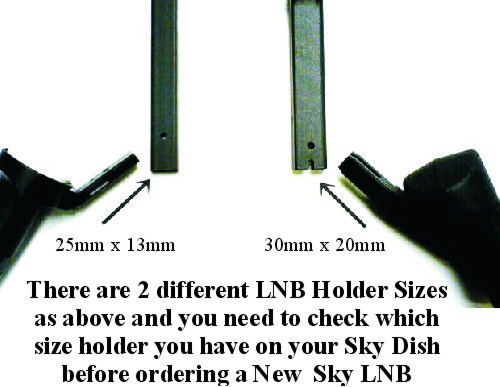 LNB Sky Dish Adaptor (25mm x 13mm to 30mm x 20mm)