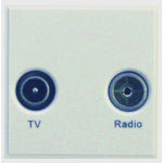 TRIAX 304258-WH Grid Diplexed UHF/FM-DAB  White Snap in Module