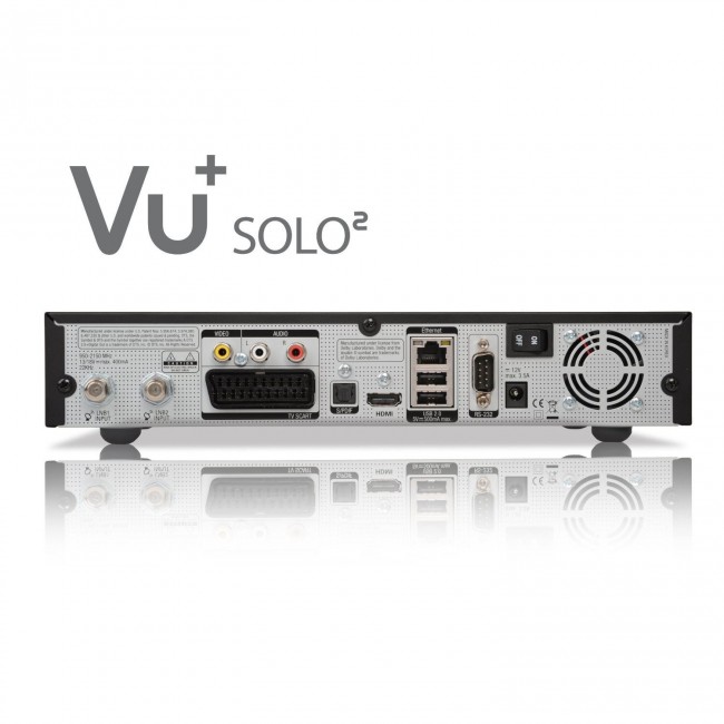 VU+ Solo2 HD Twin Tuner Linux Enigma2 Satellite Receiver