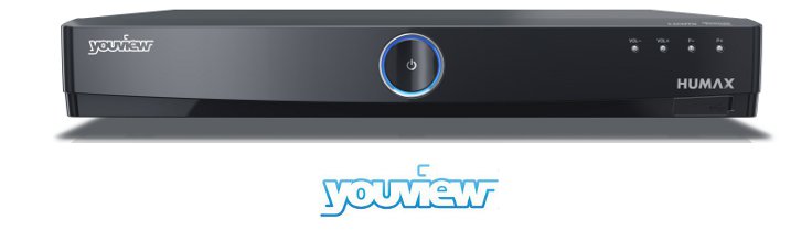 Humax Youview HD TV Recorder 500GB PVR DTR T1000