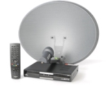 FREESAT Single Feed Satellite System Inc Receiver Dish And LNB