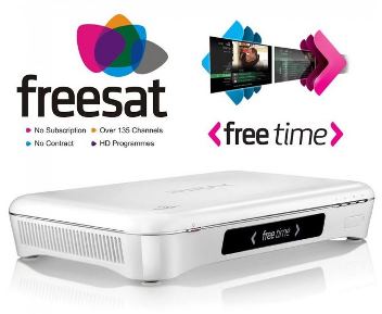 Humax White Freesat+ Freetime HD Digital TV Recorder 1TB With WiFi